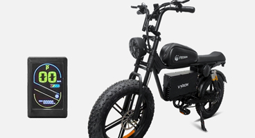 VYRON STX-07 - Bicicleta Elétrica Estilo Retrô