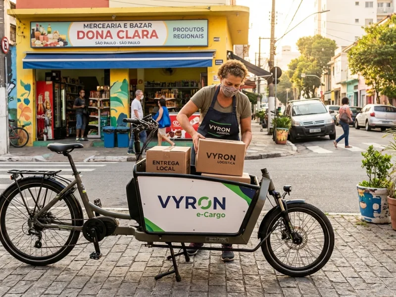 E-Bike Cargueira – VYRON Brasil